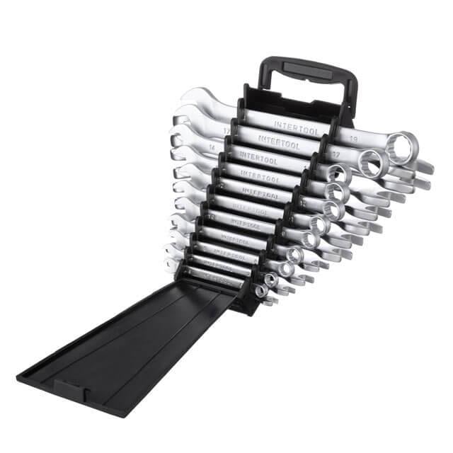 Набір ключів Intertool НT-1305 комбінованих 11" 22 шт. (8765427)