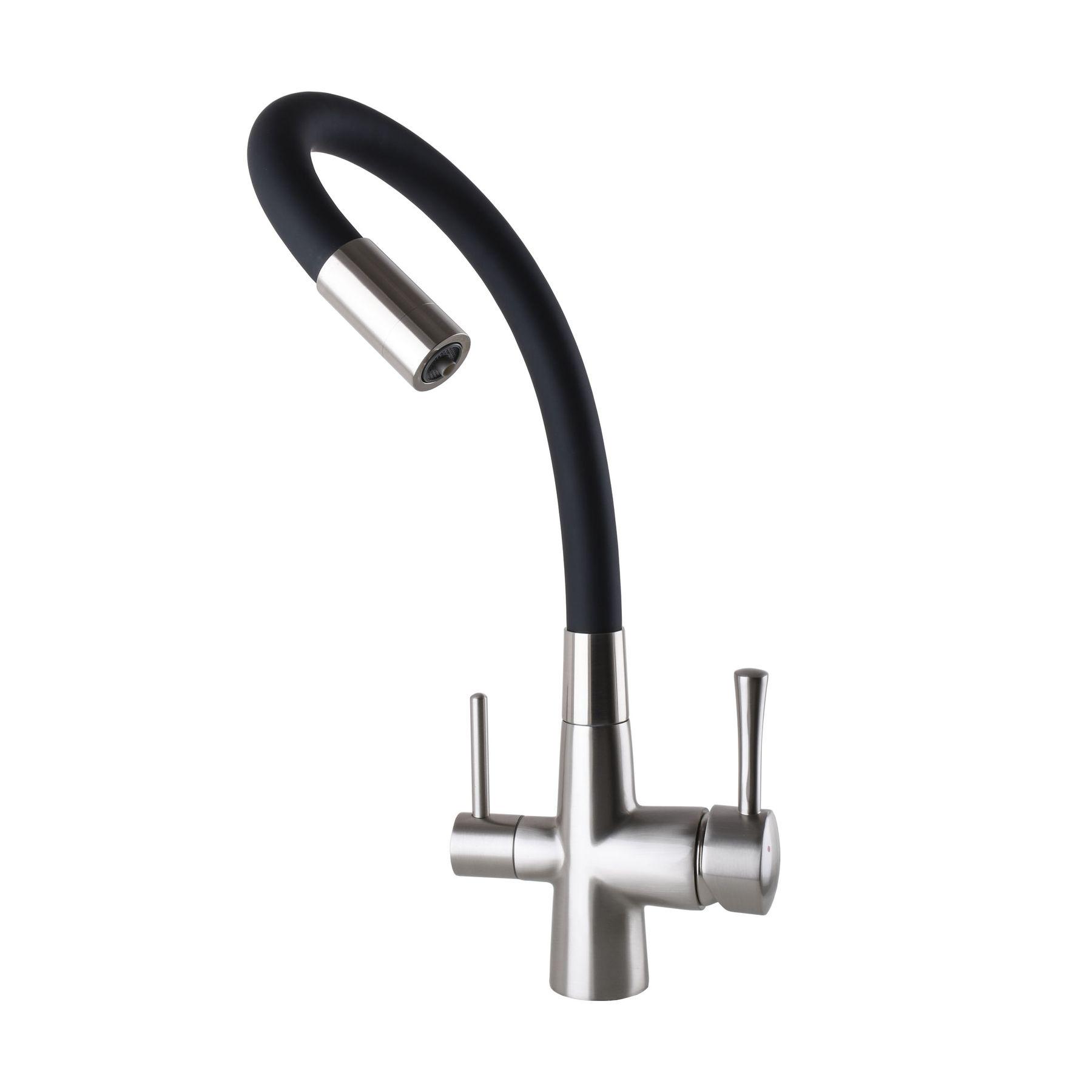 Смеситель для кухни под осмос Globus Lux LAZER GLLR-0903-8 Stainless Steel - фото 5