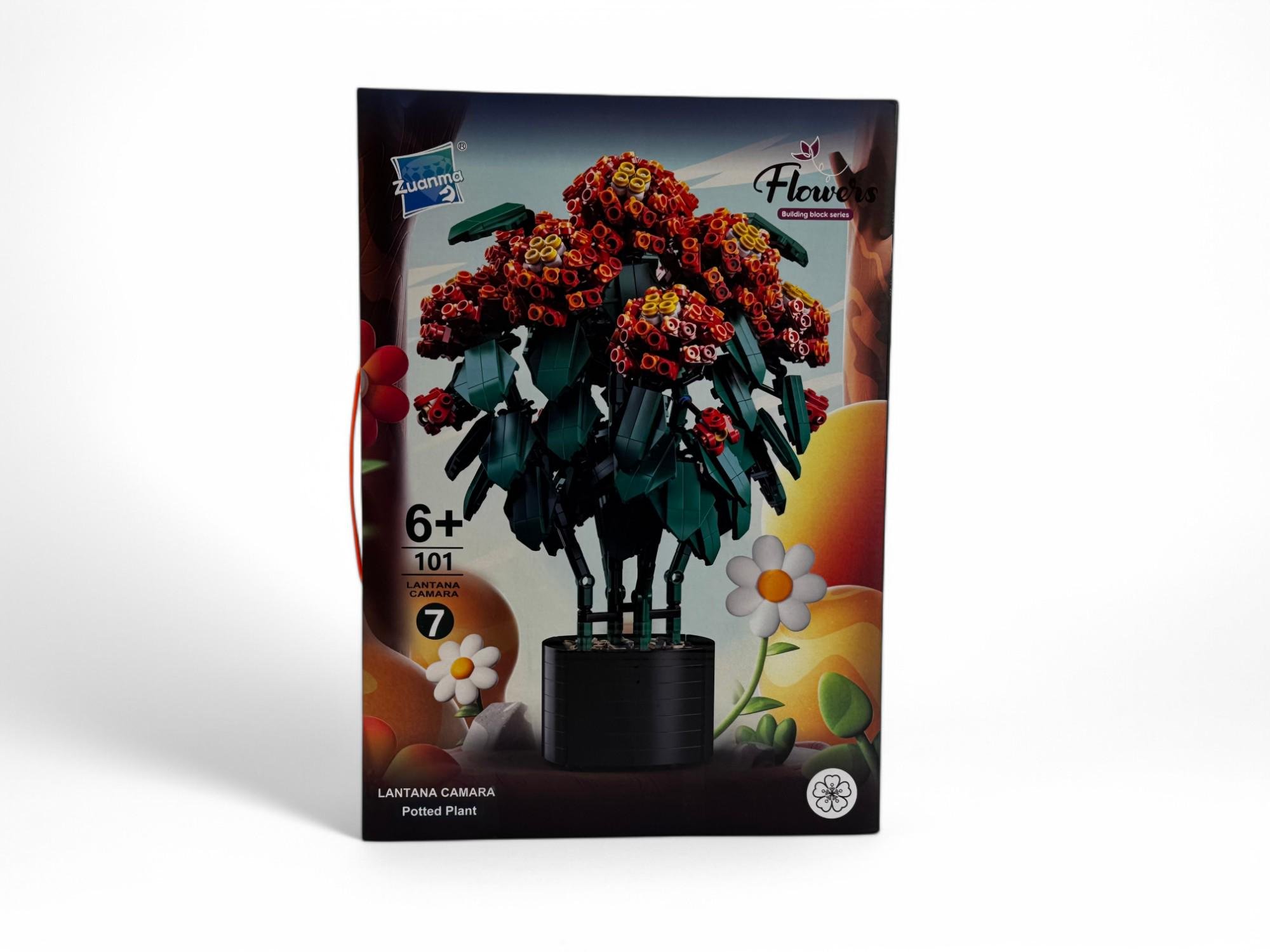 Конструктор 3D квітка Lantana camara в горщику (WK1016)
