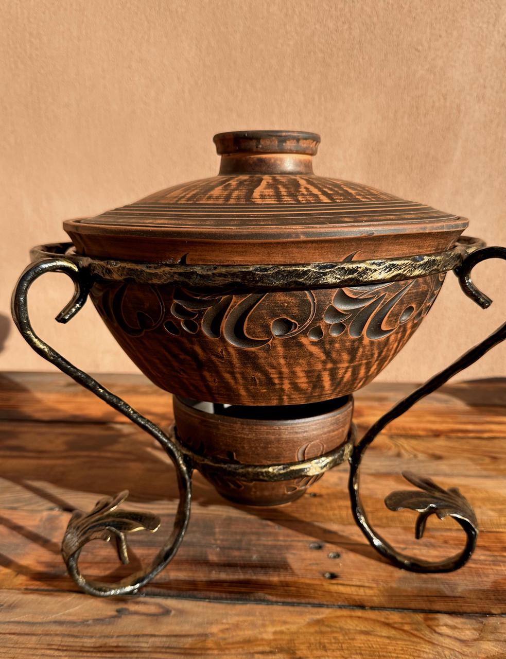 Садж Макітра із червоної глини