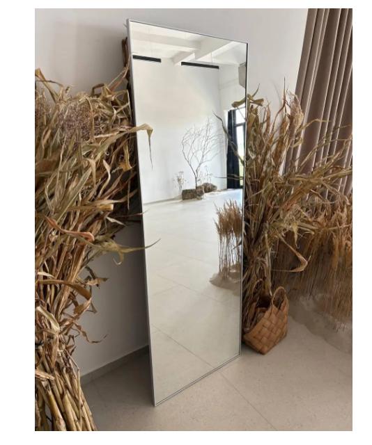 Зеркало настенное Al в алюминиевой раме 1800х900 мм Серебристый (29436282)