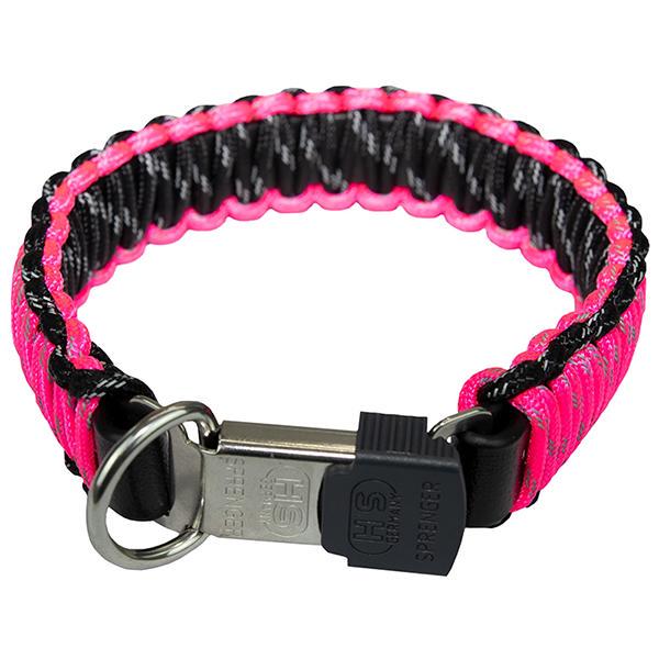 Ошейник для собак Sprenger Paracord светоотражающий 40 см Розовый