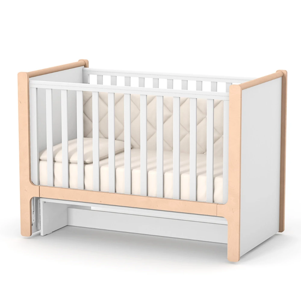 Дитяче ліжечко Veres ЛД 7 Ніцца 120x60 см Білий