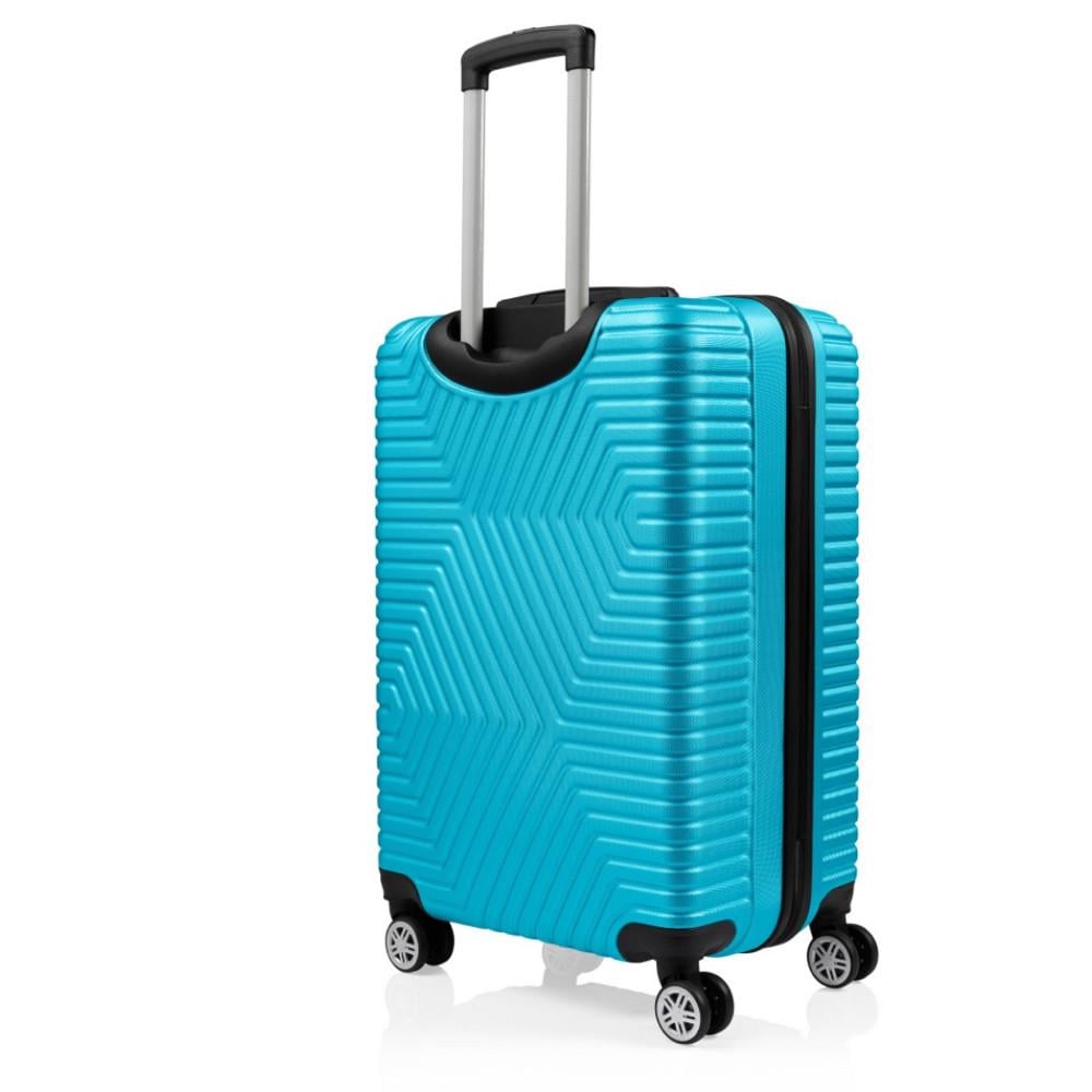 Чемодан Polo ПК010-М поликарбонат на 4-х двойных колесах средний М 70 л Бирюзовый - фото 5 Чемодан Polo ПК010-М поликарбонат на 4-х двойных колесах средний М 70 л Бирюзовый - фото 5