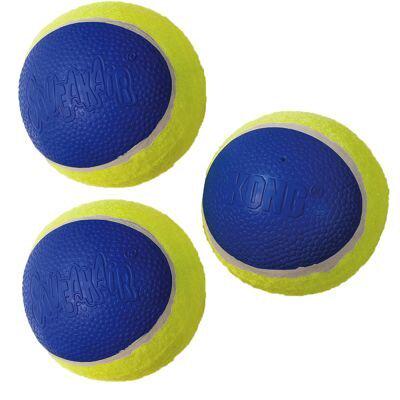 Іграшка для собак Kong SqueakAir Ultra Ball м'ячі-пищалки ультра М 3 шт. (02034)