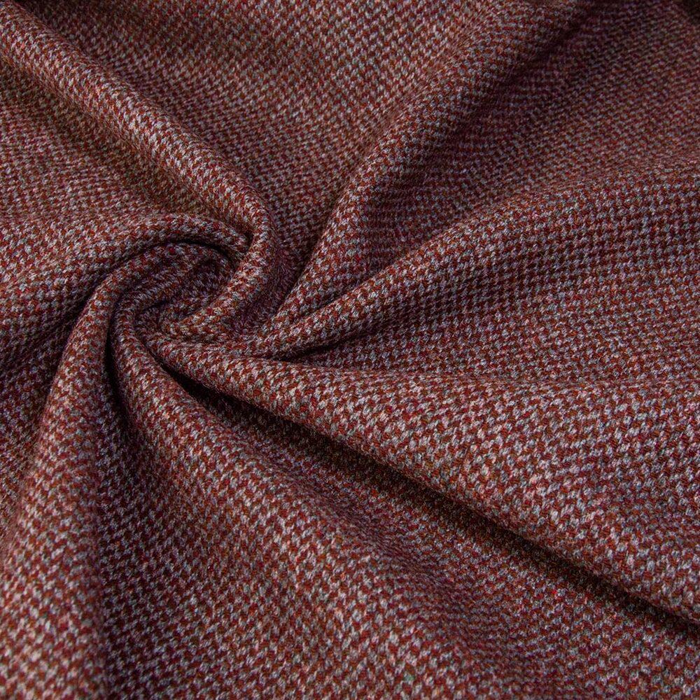 Ткань пальтовая Елка Божоле (19484)