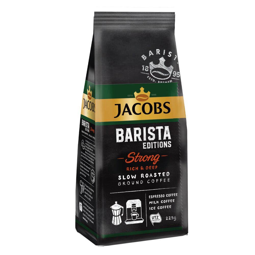 Кофе молотый Jacobs Бариста Strong 225 г (j10000517)