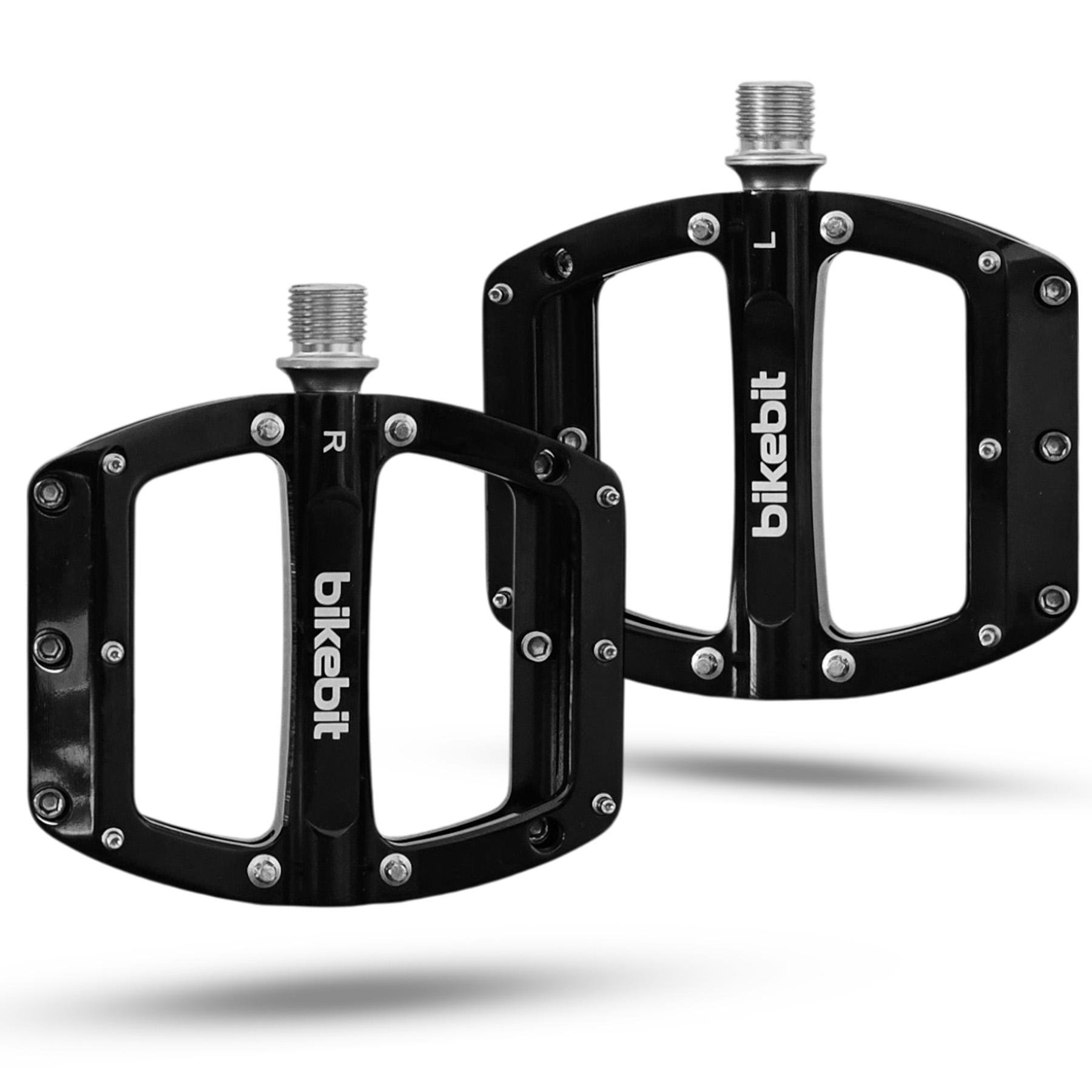 Педали велосипедные BIKEBIT JT60/3 подшипника/алюминиевые Черный (BB-JT60-5408)