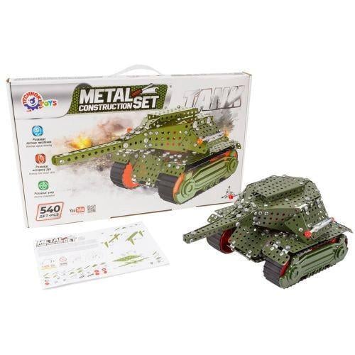 Конструктор металевий Танк 540 деталей (9424)