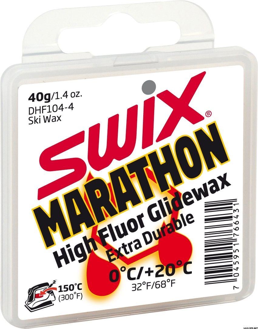 Парафин Swix DHF104 Marathon white 0С til +20C 40g (1052-DHF104-4)