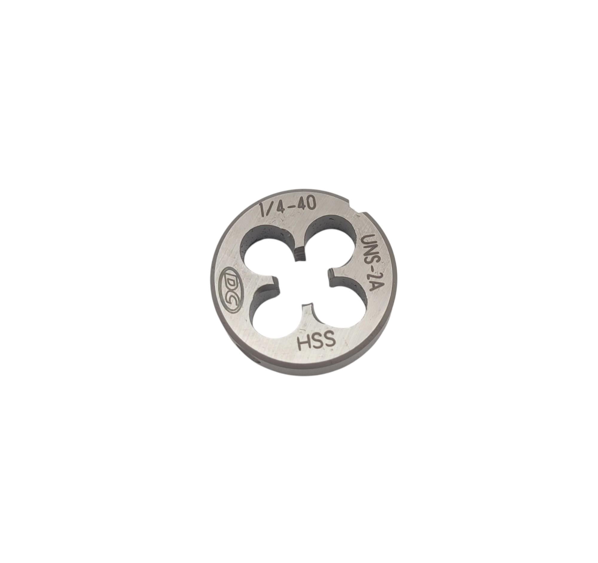 Плашка UNS 1/4" 40 ниток Р6М5 HSS N5120 104309 DC Swiss (27722387)