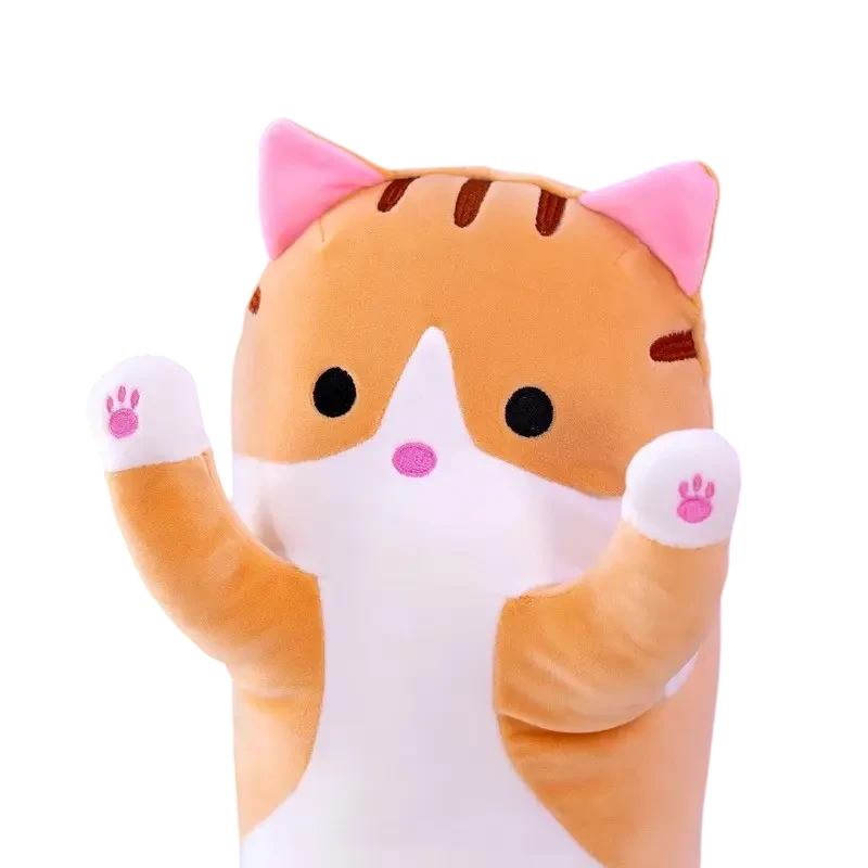 Игрушка мягкая кот длинный 110 см Коричневый