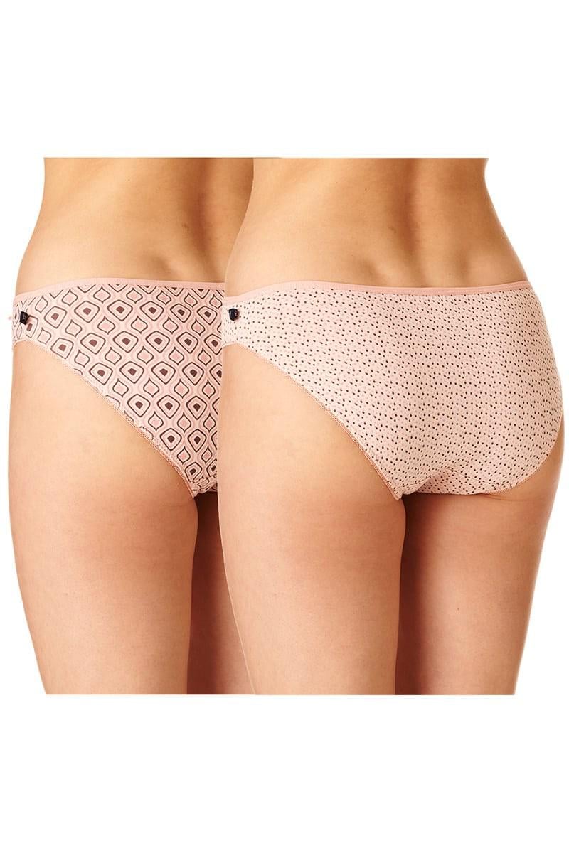 Трусики сліп Key р. 5/XL 2 шт. Бежевий (79382)