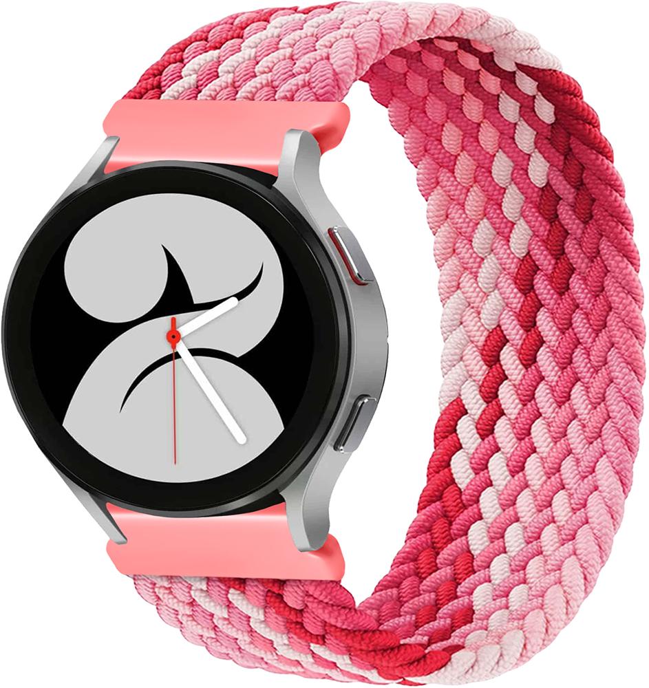 Ремешок Solo Loop Multi для Galaxy Watch 4 40 мм 135 мм Pink/White (23499-52)