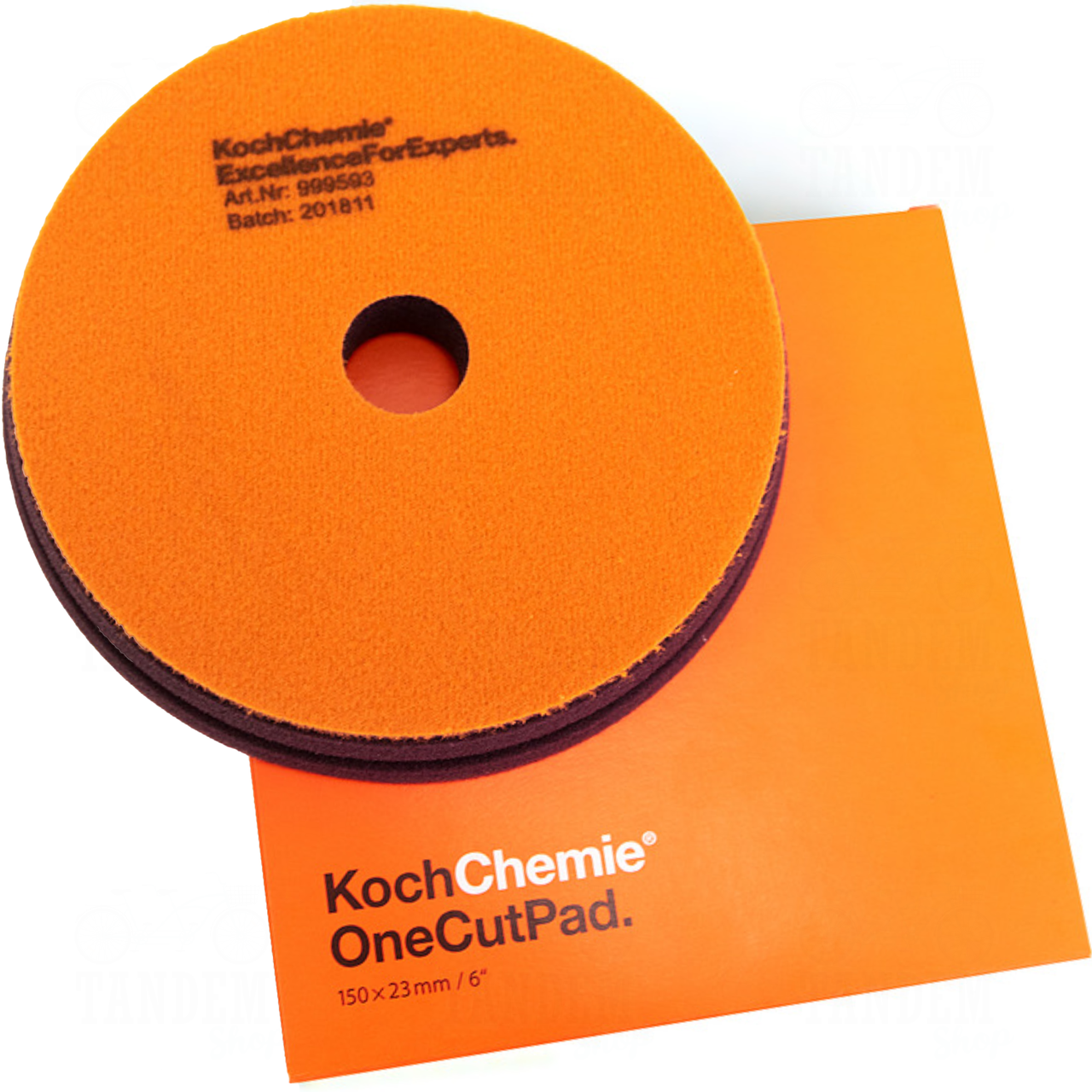 Круг полировальный Koch Chemie One Cut & Finish средней жесткости Ø150х23 мм Оранжевый