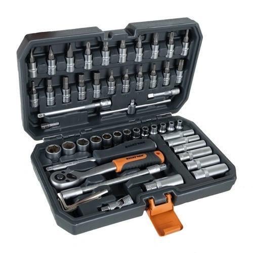 Набор инструментов Bigstren 1/4″ трещотка 72T бит SL/PH/PZ/HEX/TORX 56 элементов (2859599962) Набор инструментов Bigstren 1/4″ трещотка 72T бит SL/PH/PZ/HEX/TORX 56 элементов (2859599962)