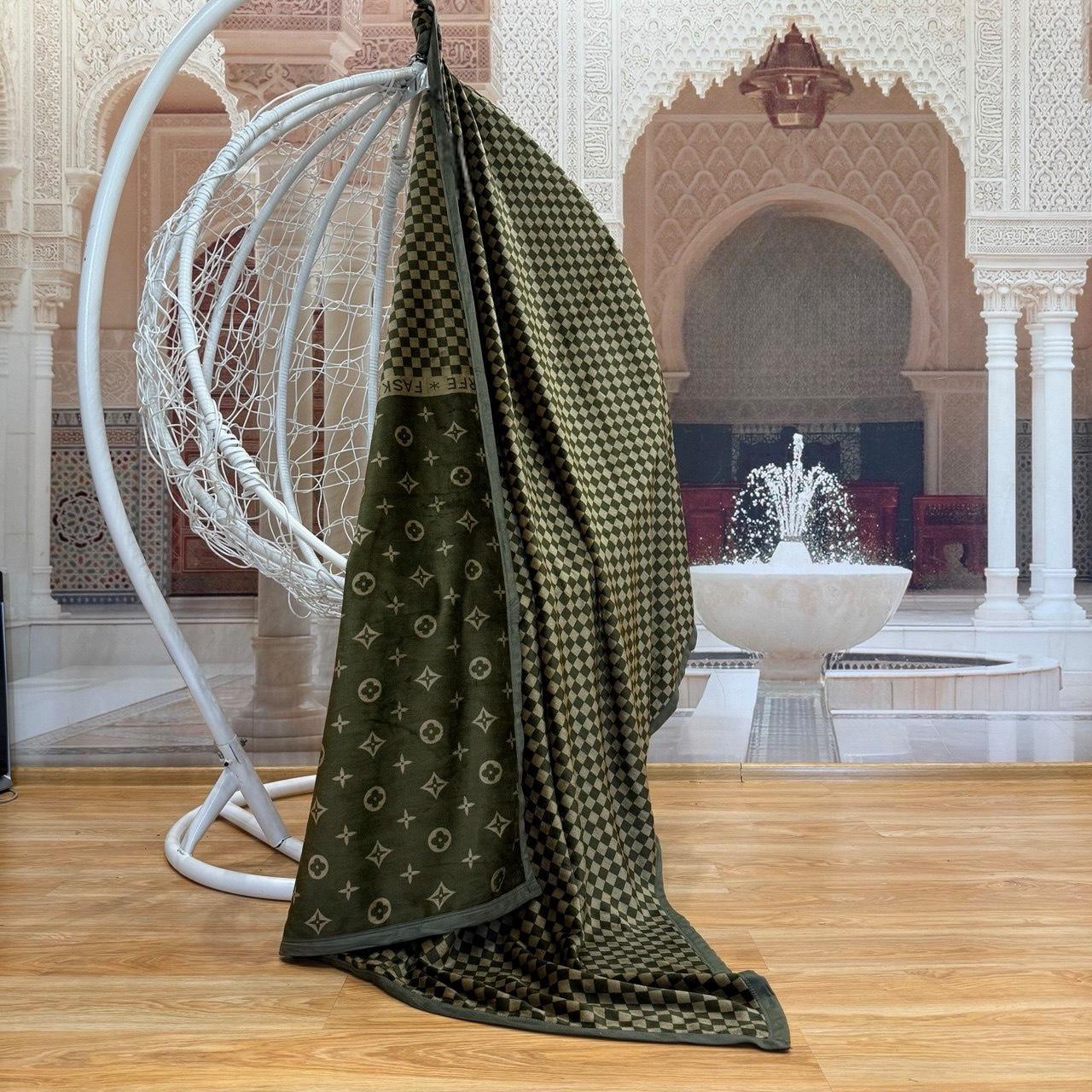 Плед-покрывало двустороннее Koloco Велюр 150x200 см Разноцветный (07-107-7) - фото 2