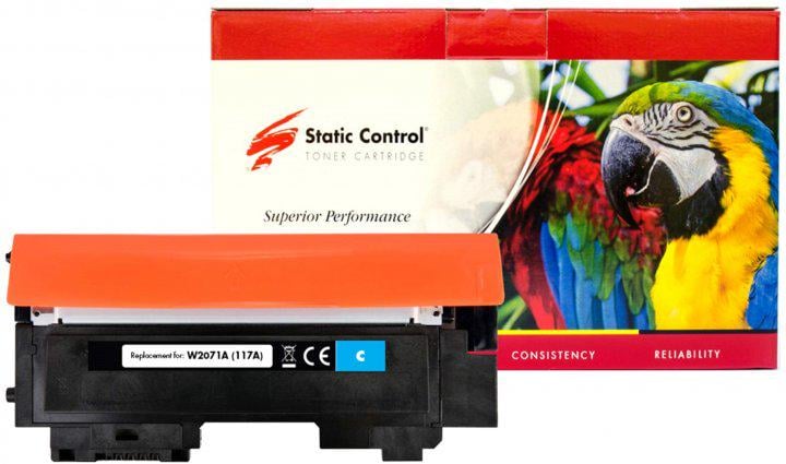 Картридж Static Control Parrot совместимый аналог HP W2071A 117A Cyan (002-01-S2071APB)