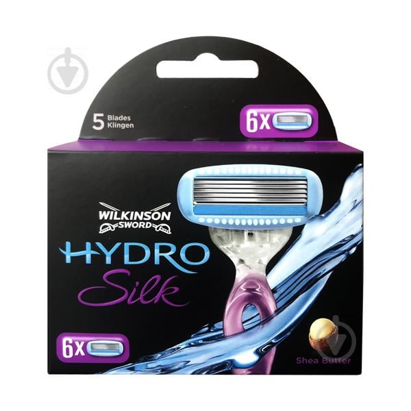 Сменные кассеты для бритья Wilkinson Sword Hydro Silk - 6 шт (1029)