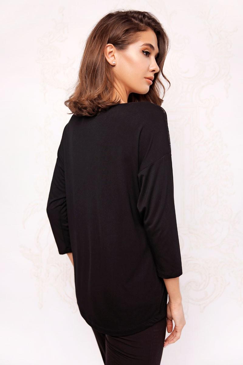 Блуза Anabel Arto р. 48/XL Черный (64467) - фото 4 Блуза Anabel Arto р. 48/XL Черный (64467) - фото 4