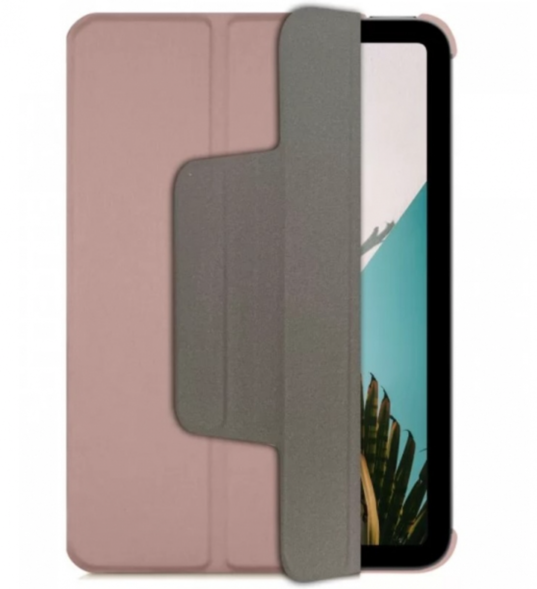 Кожанный чехол-книжка, обложка Macally Smart Leather Case for iPad Mini 6, Rose (BSTANDM6-RS)