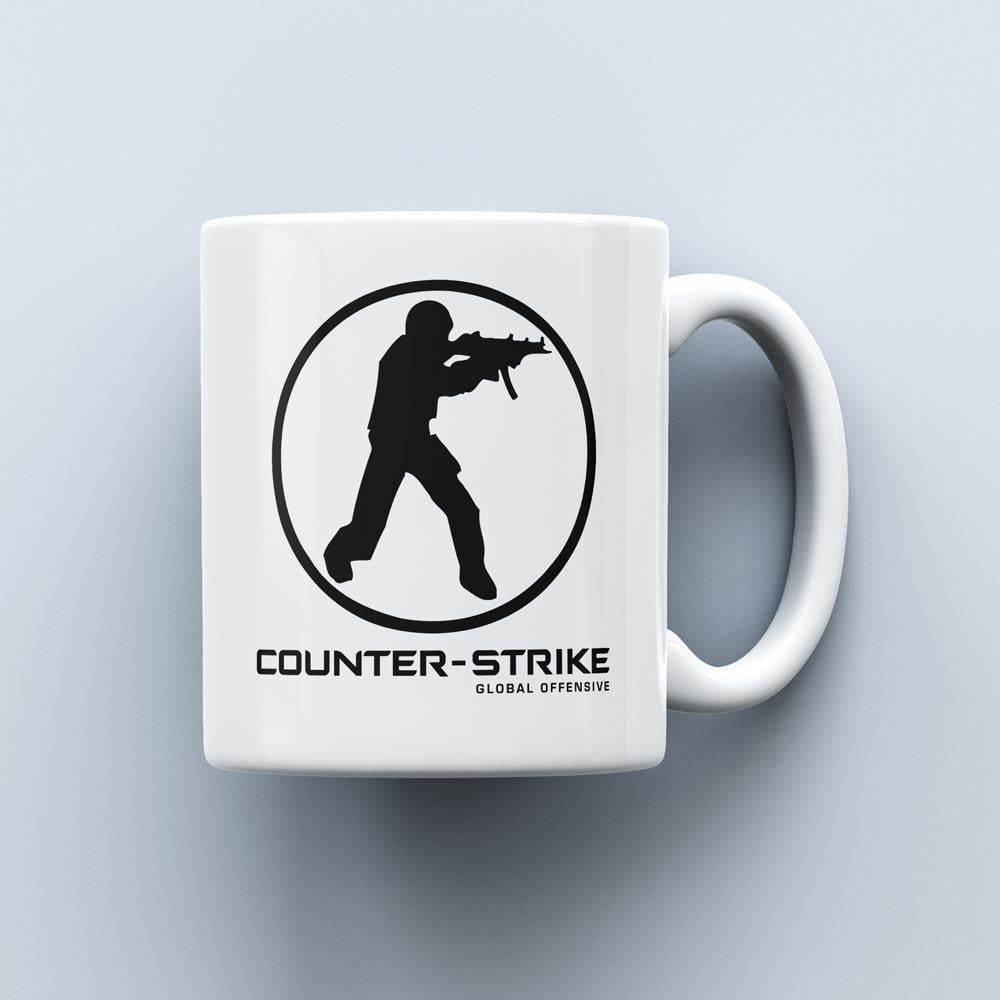 Чашка c логотипом игры Counter Strike 330 мл