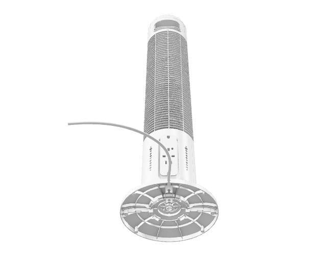 Колонный вентилятор Silver Crest STVD 45 A1 дисплей и пульт ДУ 74 см/45 Вт White (STVD 45 A1 White) - фото 10 Колонный вентилятор Silver Crest STVD 45 A1 дисплей и пульт ДУ 74 см/45 Вт White (STVD 45 A1 White) - фото 10