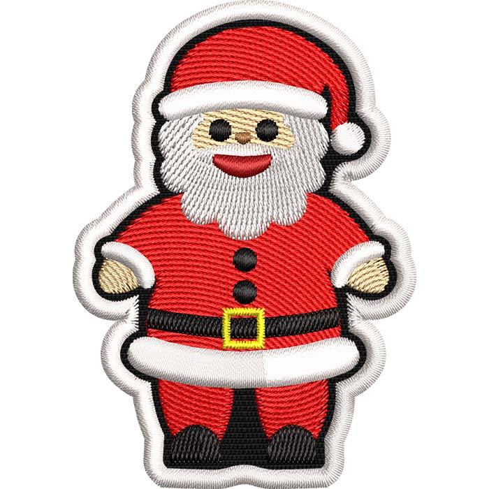 Нашивка патч Санта Клаус 6x8,5 см (501430528)