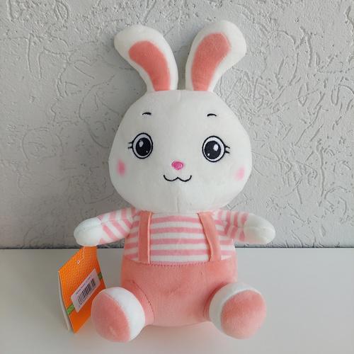 М'яка іграшка Копиця Зайчик Ронні 25 см Персиковий (21705-7)