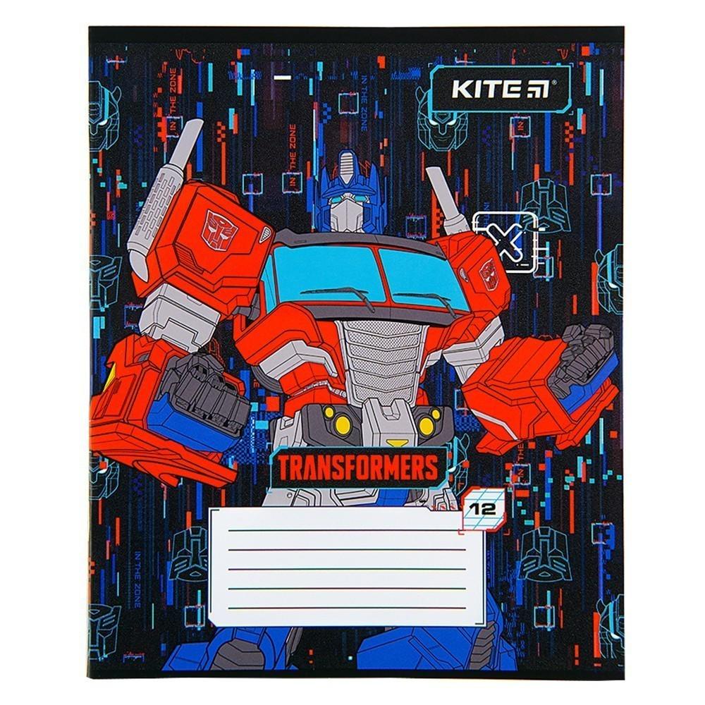 Комплект шкільних зошитів KITE Transformers 12 аркушів 25 шт. (TF22-235_25pcs) - фото 6