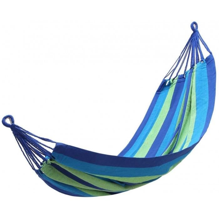 Мексиканський гамак UKC 240x80 см з чохлом Синій (975177129)