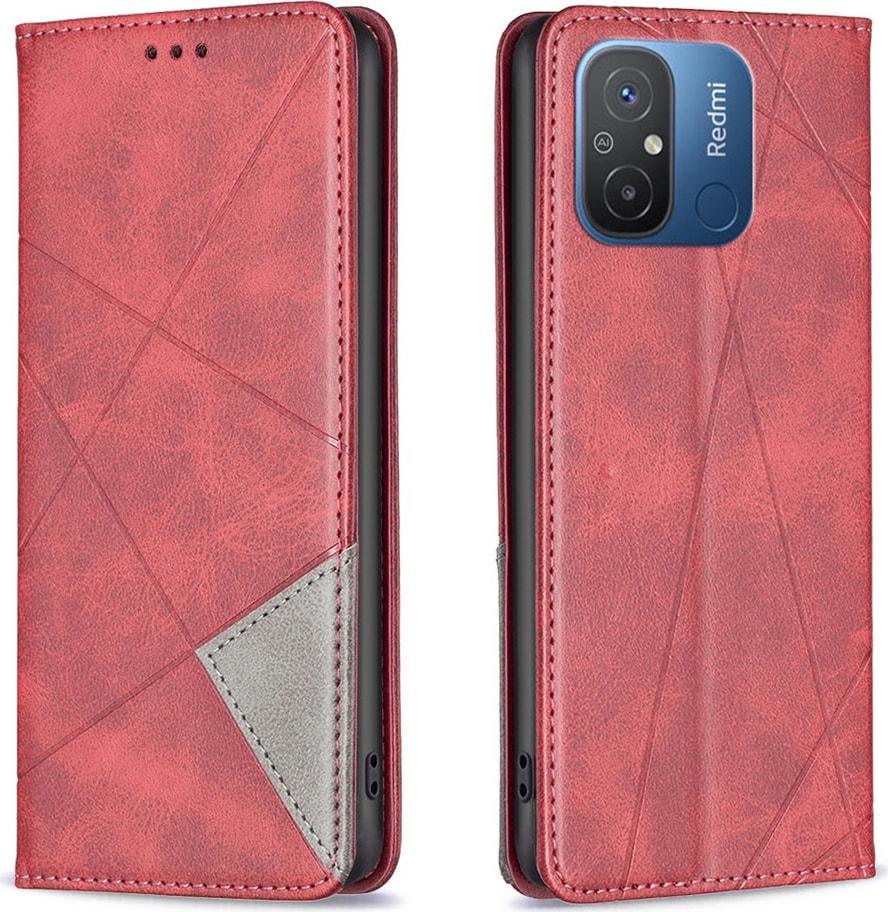 Чехол книжка SHLab Prisma Xiaomi Redmi 12C Red (36311-2D)