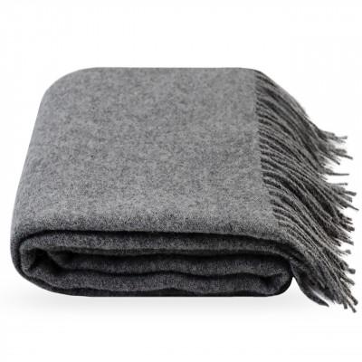 Плед меланж 140x200 см Серый - фото 1 Плед меланж 140x200 см Серый - фото 1