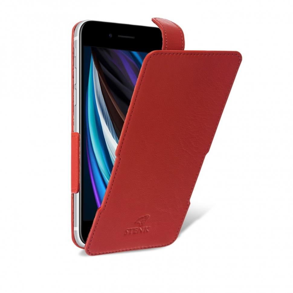 Чехол флип Stenk Prime для Apple iPhone SE 2020 Красный (65394)