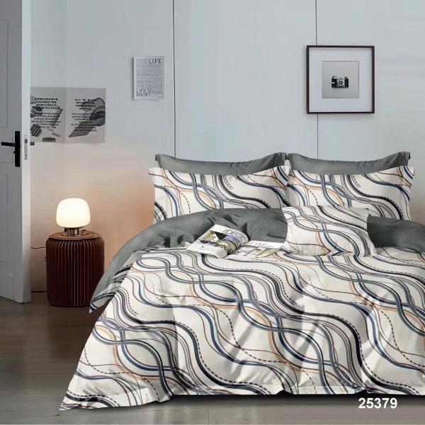 Комплект постельного белья Viluta 25379 с простыней на резинке евро 180х200х25 см (1545) Комплект постельного белья Viluta 25379 с простыней на резинке евро 180х200х25 см (1545)