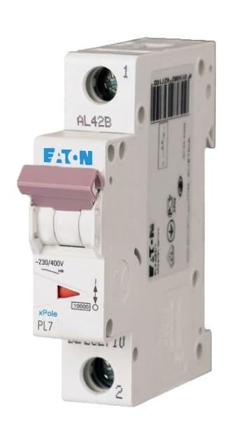 Автоматический выключатель Eaton Moeller 32A 10kA 1 полюс тип C PL7-C32/1 (42471)