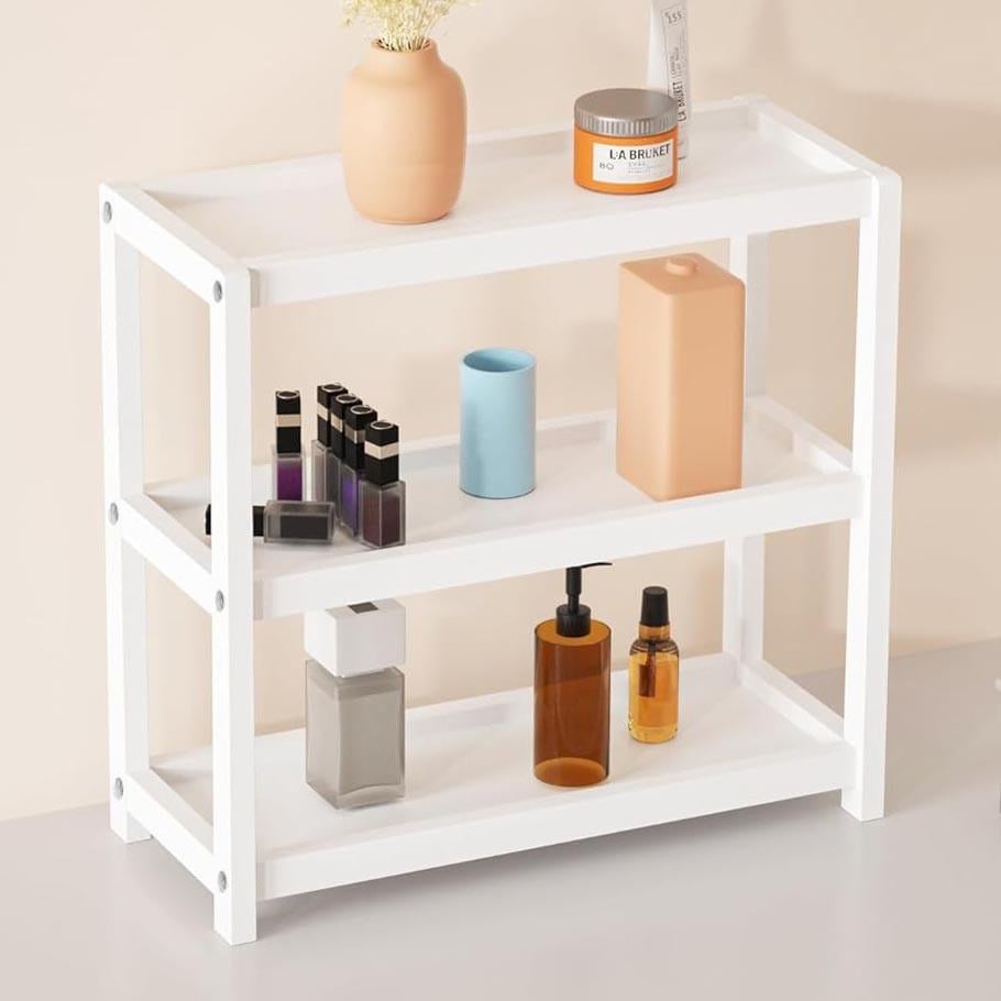 Полка для ванной настольная из дерева Маплан Зефир (ВНО-003920) Полка для ванной настольная из дерева Маплан Зефир (ВНО-003920)