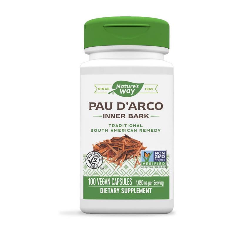 Кора мурашиного дерева Пау д'Арко 545 мг Nature's Way Pau D'Arco 100 вег. капс.