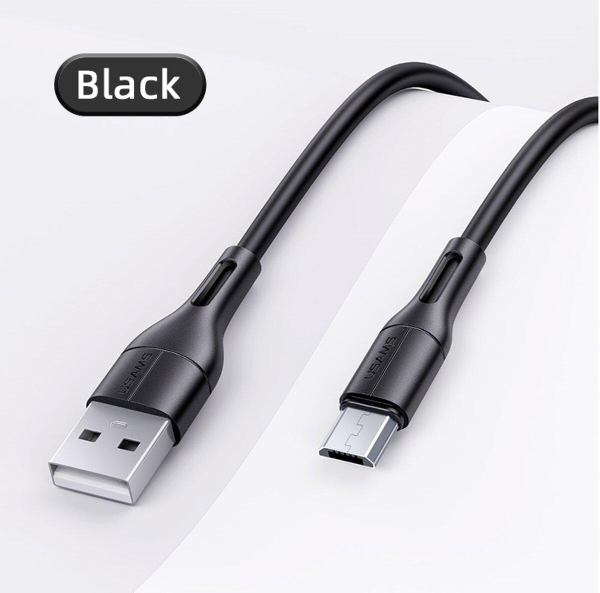 Кабель Usams US-SJ502 U68 USB to Micro USB 1 м Black (SJ502USB01) - фото 2