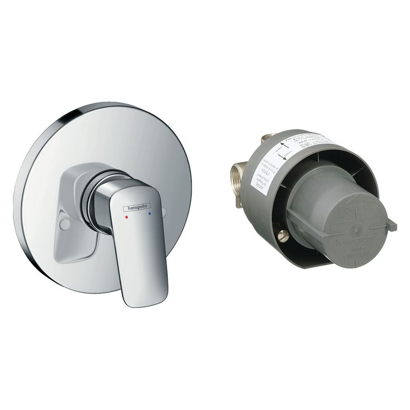 Смеситель для душа скрытого монтажа Hansgrohe Logis с mini Ibox Хром (71666000)