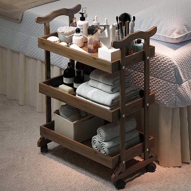 Этажерка для ванной из дерева на колесиках Лортаси Робуста (АБТ-002136)