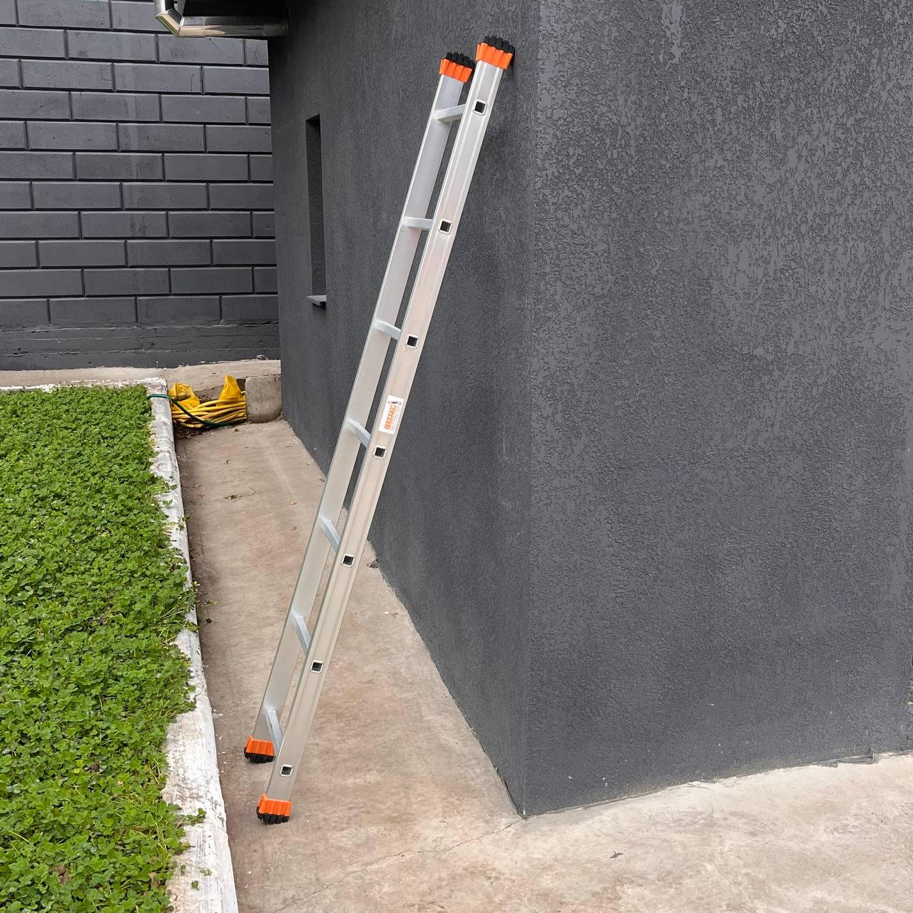 Лестница приставная Техпром на 7 ступенек односекционная алюминиевая - фото 8