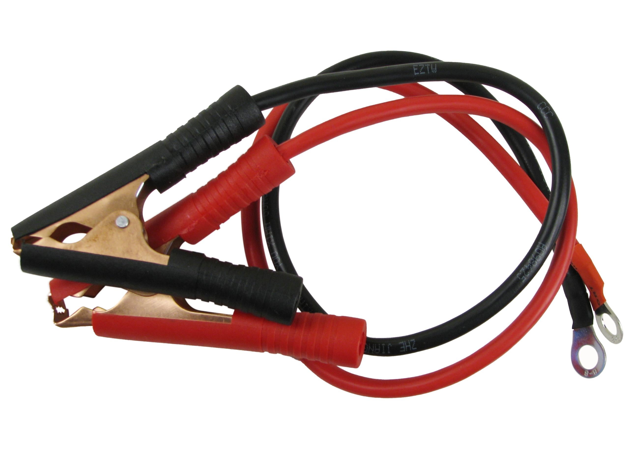 Кабель для інвертора з крокодилами Lemanso LM40253 10 мм2 500 мм