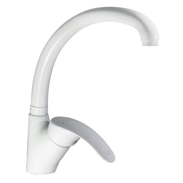 Смеситель для кухни Haiba Mars 011 White (HB0811)