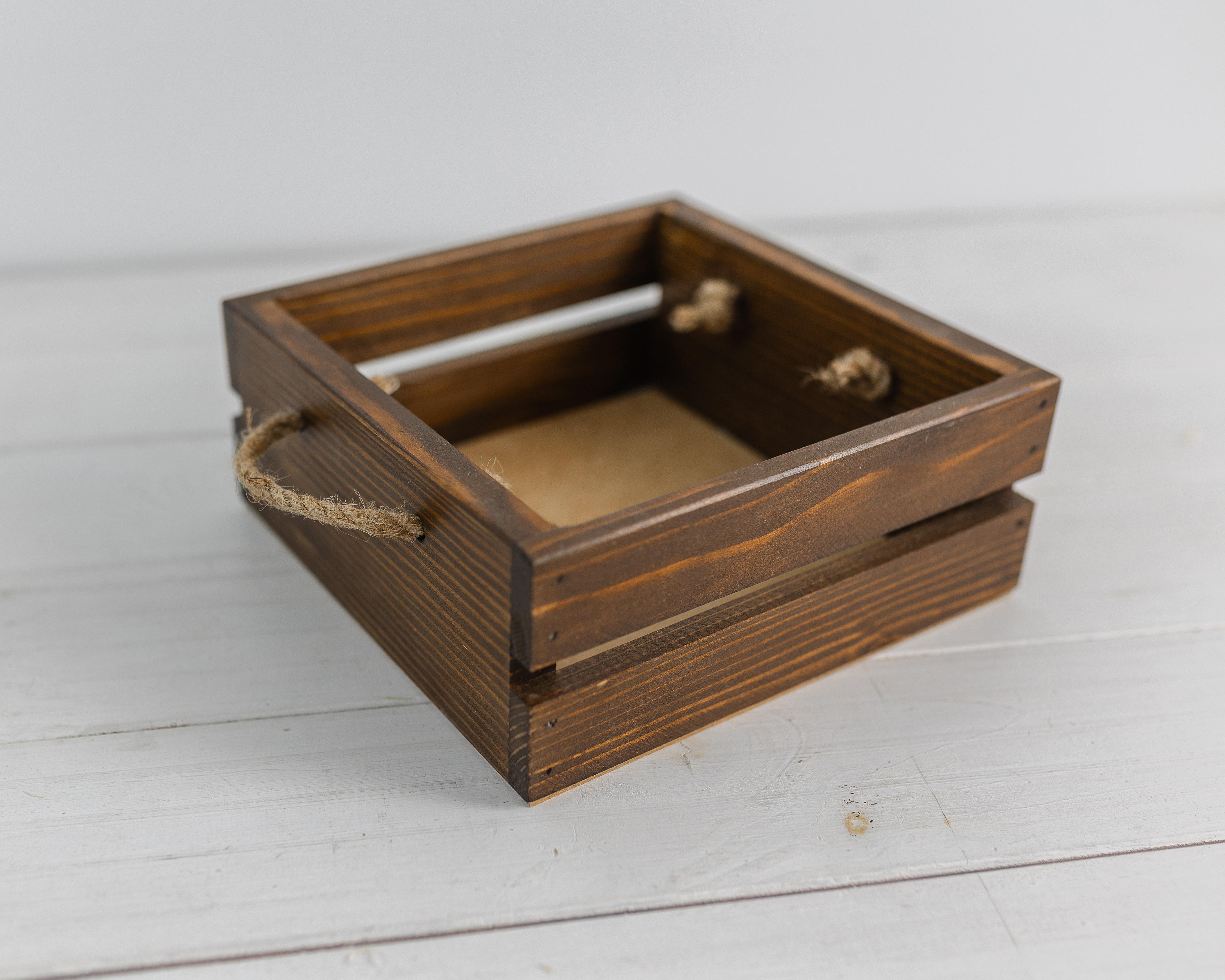 Ящик дерев’яний декоративний Прованс Коричневий (0002062) - фото 1 Ящик дерев’яний декоративний Прованс Коричневий (0002062) - фото 1