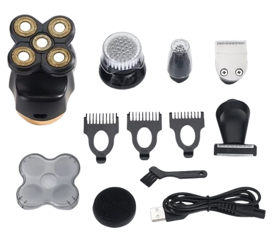 Электробритва мужская аккумуляторная LK-9800 с насадками