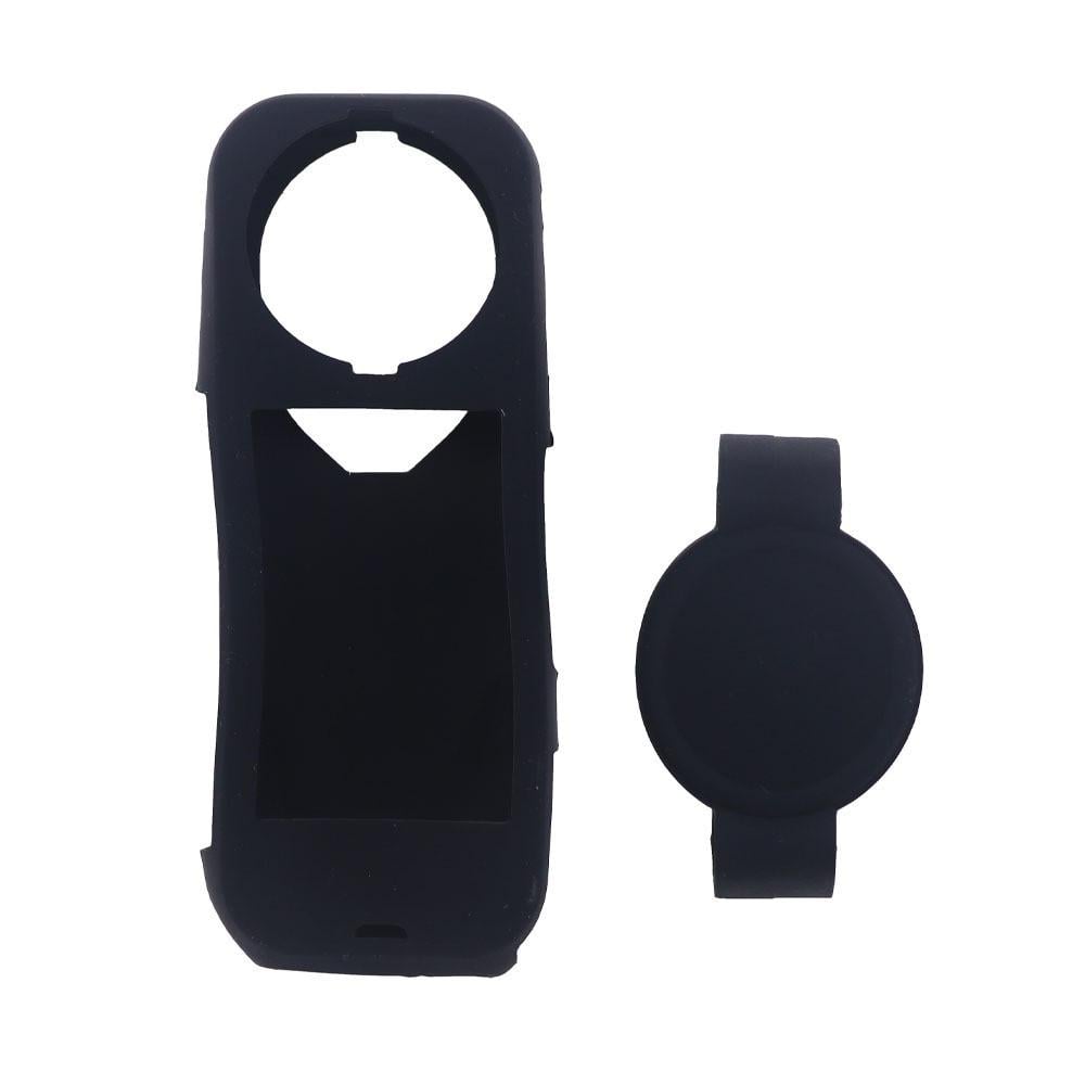 Чехол для камеры силиконовый Insta360 X5 и крышка-колпачок для объектива Черный