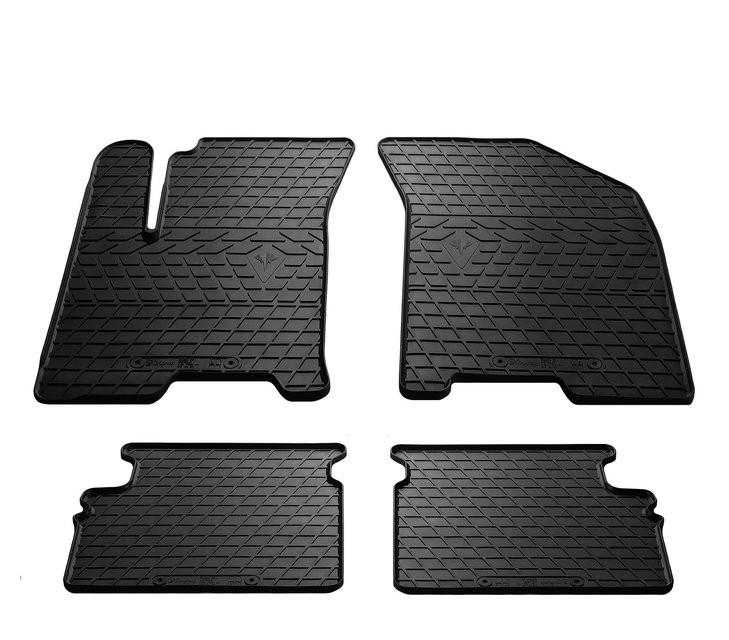 Коврики резиновые Stingray для Chevrolet Aveo 04-/Zaz Vida 12- design 2016 4 шт. (1002014)