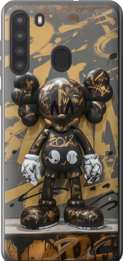 Чехол на Samsung Galaxy A21 Bronze kaws (6097u-1841-42517)