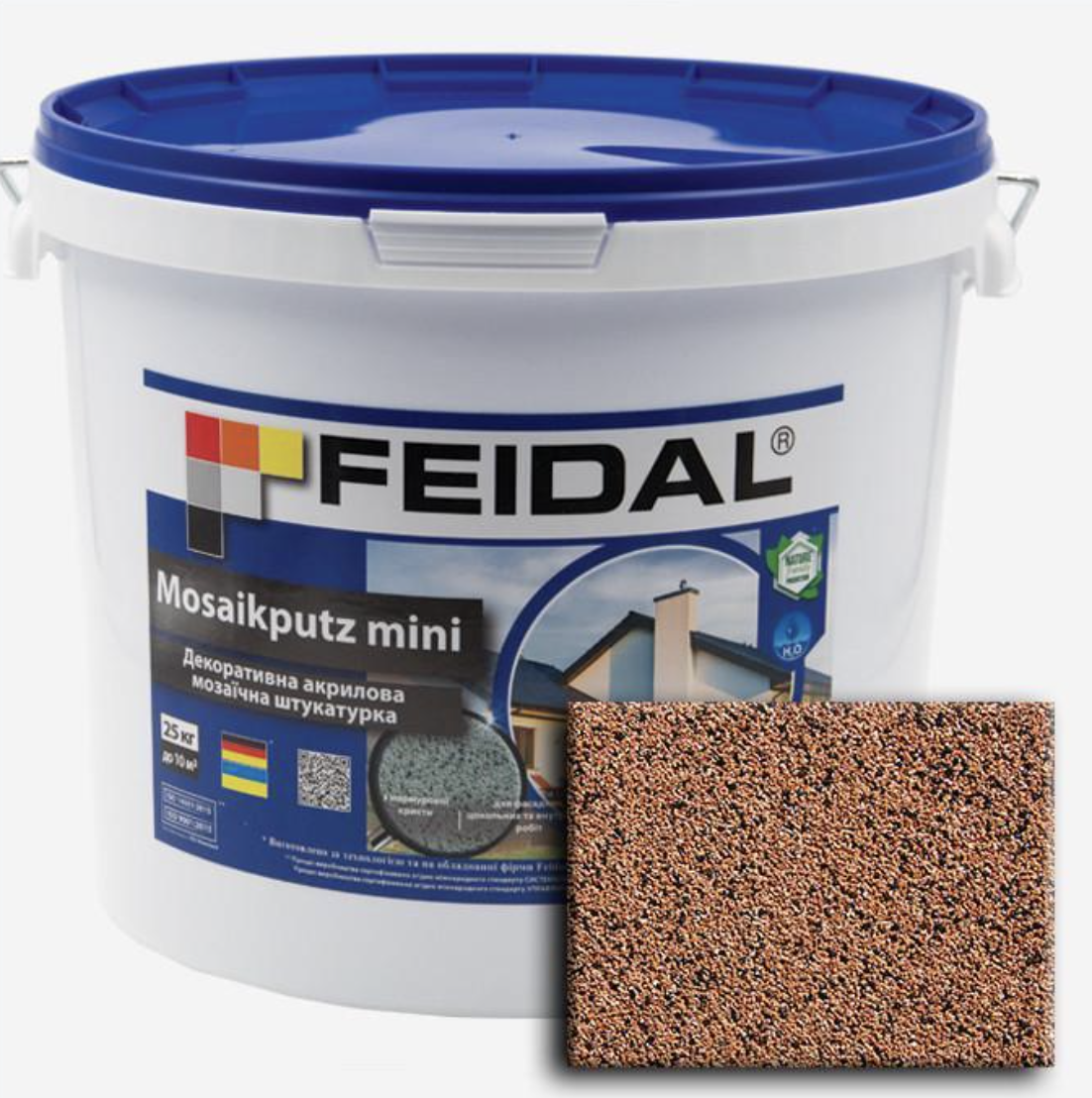 Декоративна штукатурка акрилова Feidal Mosaikputz mini А15 мозаїчна 15 кг (27581902)